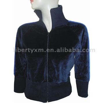 Women`s Velvet Jacket (Women `s Velvet Jacket)