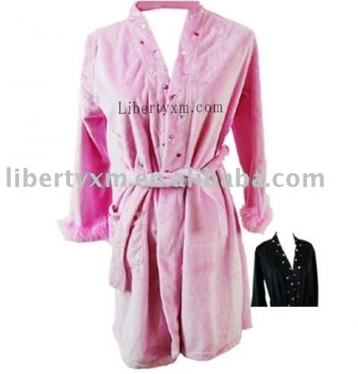 super soft fleece bathrobe (super soft fleece bathrobe)