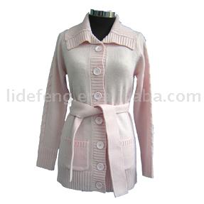 Ladies` Cardigan Sweater