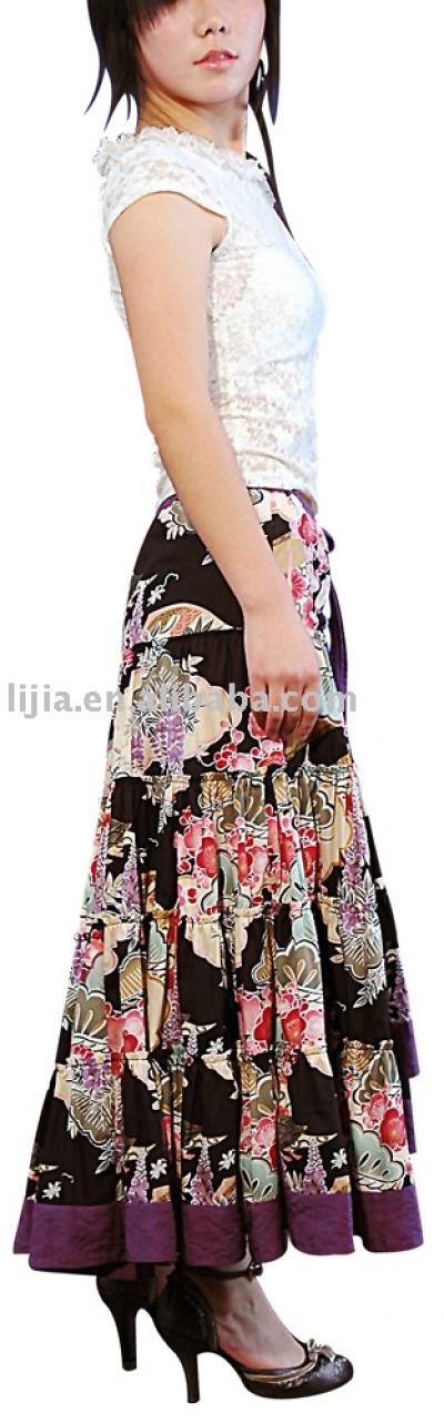 100% Cotton Long skirt (100% Cotton Long skirt)