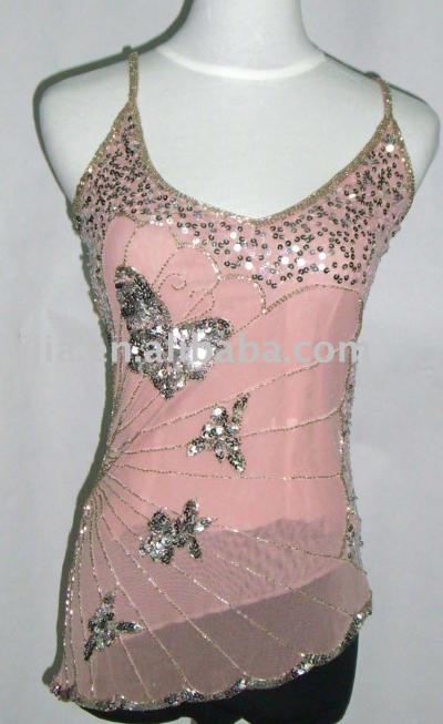 Lady`s Sewing beads vest (Lady `s Nähen Perlen Weste)