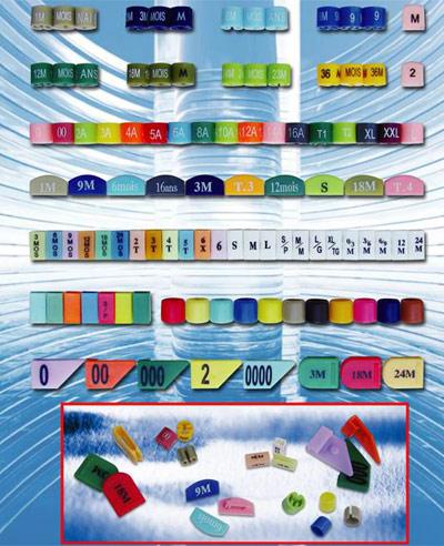 Garment Accessories,size cuble,size lable,marker (Accessoires de vêtement, cuble taille, taille étiquette, marqueur)