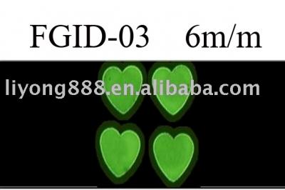 Glow in the dark sequin