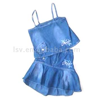 Children `s Jeans Set (Children `s Jeans Set)