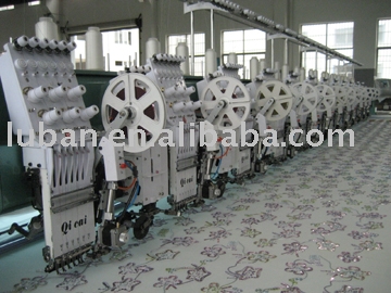 mixed function embroidery machine