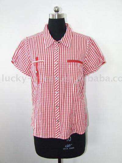 Ladies` short shirt (Ladies` short shirt)