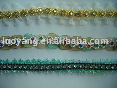 rhinestone lace (Strass-Spitze)