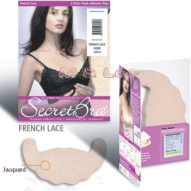 Re-usable French Lace Secret Bra