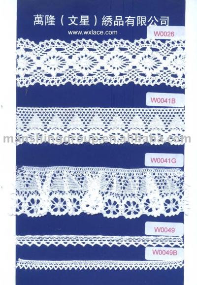 cotton lace (dentelle de coton)