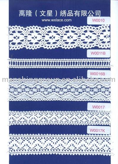 crocheted lace (crocheted lace)