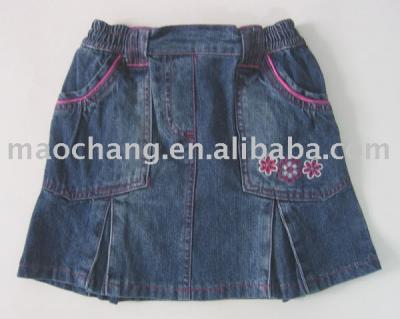 Girls` Jeans skirt (Girls `Джинсовая юбка)