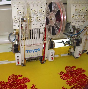 sequin embroidery machine (Pailletten-Stickerei-Maschine)