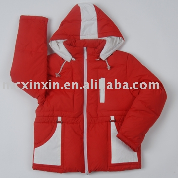 ladies` down garment (ladies` down garment)