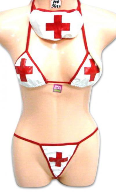 Sexy Leather Nurse Underwear (Sexy Leather Nurse Underwear)