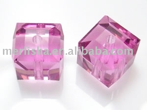 AAA fire-polished squared glass crystal bead (AAA огнем полированные квадрате бисера хрусталь)