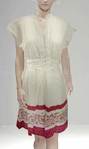 cotton printed voile dress (cotton printed voile dress)