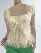 cotton jacquard lawn blouse (cotton jacquard lawn blouse)