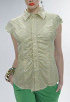 cotton jacquard lawn blouse (cotton jacquard lawn blouse)