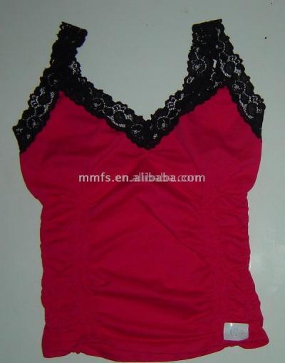Ladies` Tank Top With Lace (Ladies `Tank Top mit Spitze)