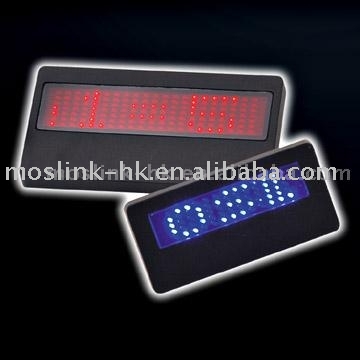 LED Message Badge