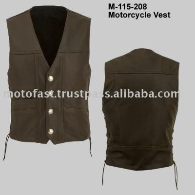 Leather Biker Vest (Leather Biker Vest)