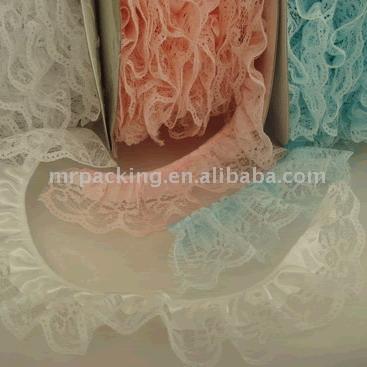 Satin - Lace Trimming (Satin - dentelles)