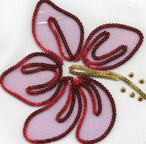 Hot-fix Beads Motif (Hot-Fix-Perlen Motiv)