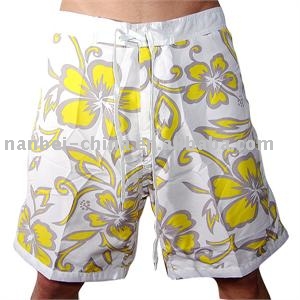 Swim Trunk, Board Shorts, Beach Shorts - Microfiber 100% Polyester Peach Twill (Swim Trunk, Board Shorts, Beach Shorts - Microfiber 100% Polyester Peach Twill)