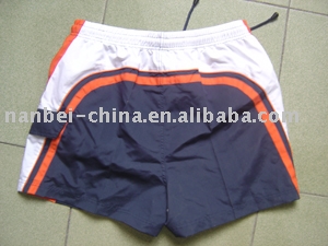 Swimming Shorts - 100% poly peach skin (twill) with printing (Swimming Shorts - 100% poly peach skin (twill) with printing)
