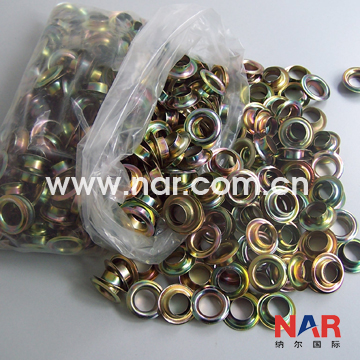 Iron eyelet #4,Stainless eyelet #5,Brass eyelet #6 (Fer oeillet # 4, # 5 oeillet inox, laiton oeillet # 6)