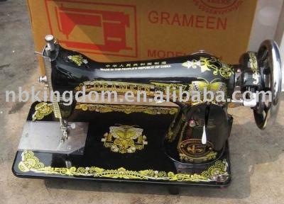 Grameen brand JA2-1 head household sewing machine with Golden Tin Accessories