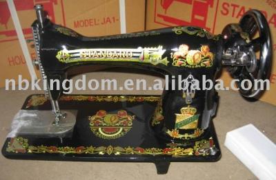 Standard brand JA1-1 head hand sewing machine with Plastic Accessories (Standard brand JA1-1 head hand sewing machine with Plastic Accessories)