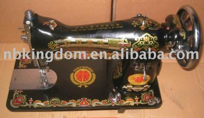 Happiness Brand Ja2-2 Head domestic Sewing Machine With Golden Tin Accessories