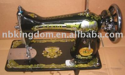 SENDO brand JA2-2 head hand sewing machine with Golden Tin Accessories (SENDO brand JA2-2 head hand sewing machine with Golden Tin Accessories)