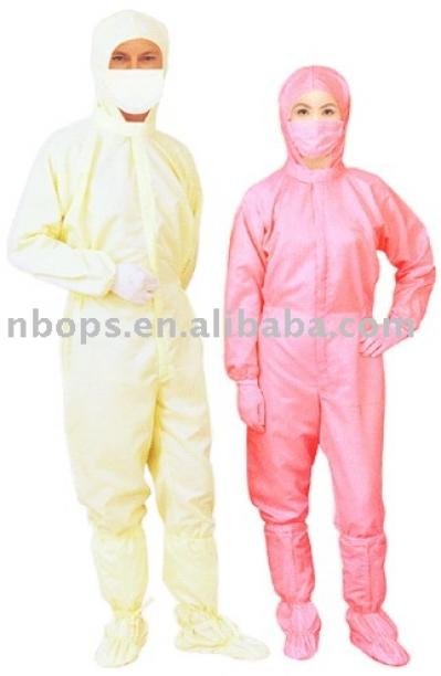 antistatic cleaning jumpsuit (антистатические комбинезон очистки)