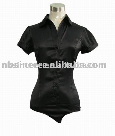 LS010 100% Cotton Ladies` Blouse (LS010 100% Cotton Ladies` Blouse)