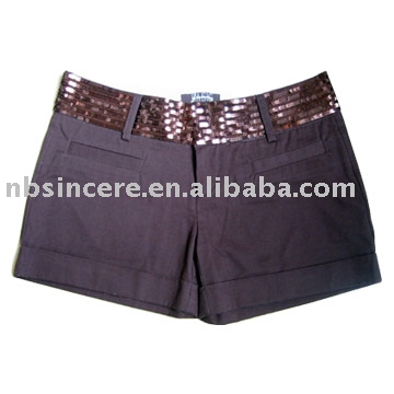97% Cotton 3% Spandex Ladies Shorts (97% Cotton 3% Spandex Ladies Shorts)