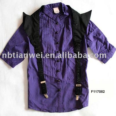 ladies` woven shirt (ladies` woven shirt)