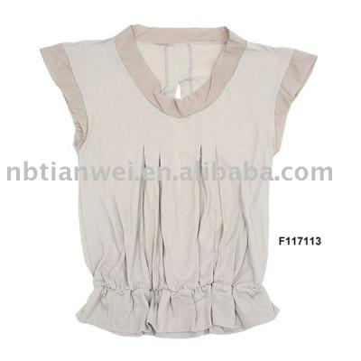 ladies` woven tops (ladies` woven tops)