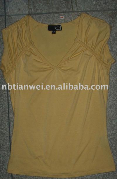 ladies` knitting T-shirt (ladies` knitting T-shirt)