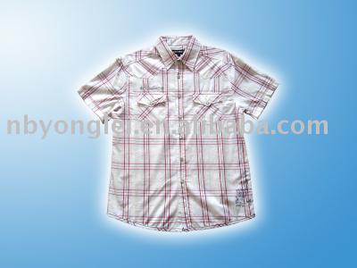 short sleeve men`s leisure shirt (short sleeve men`s leisure shirt)