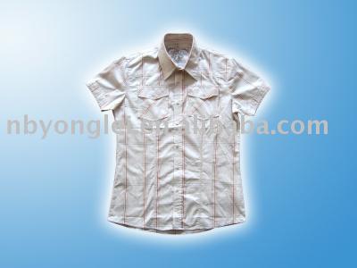 short sleeve men`s leisure shirt (short sleeve men`s leisure shirt)