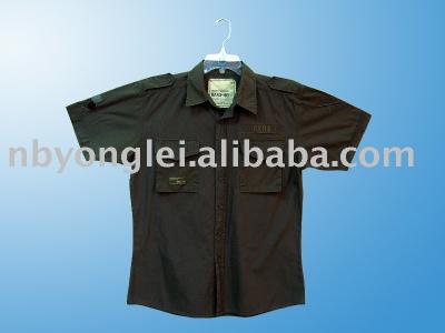 short sleeve men`s shirt (short sleeve men`s shirt)