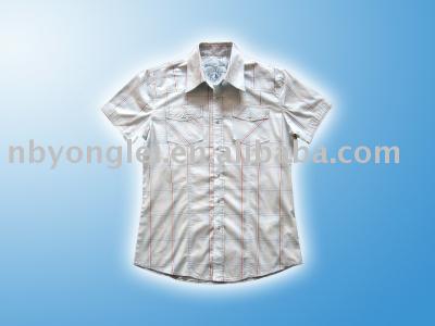 short sleeve men`s leisure shirt (short sleeve men`s leisure shirt)