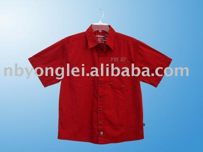 short sleeve men`s leisure shirt (short sleeve men`s leisure shirt)