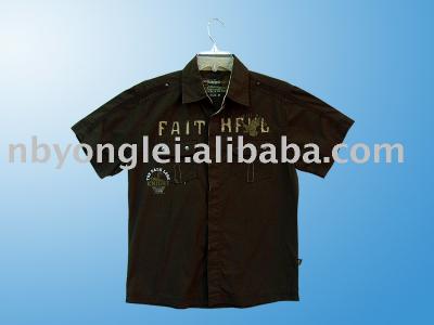 short sleeve men`s leisure shirt (short sleeve men`s leisure shirt)
