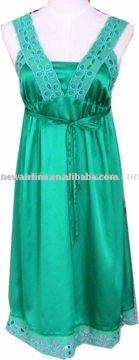 Lady fashion satin dress (Леди моде атласное платье)