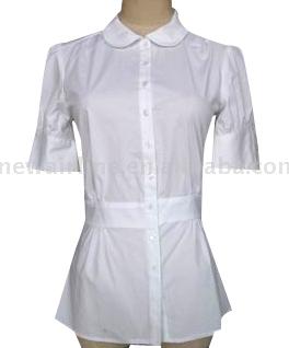 White Cotton Shirt (Белый хлопчатобумажную рубашку)