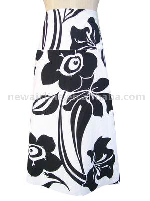 Cotton Printed Skirt (Cotton Printed Rock)