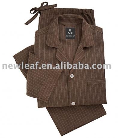 Chalk Stripe Flannel Pajamas (Chalk Stripe Flannel Pajamas)